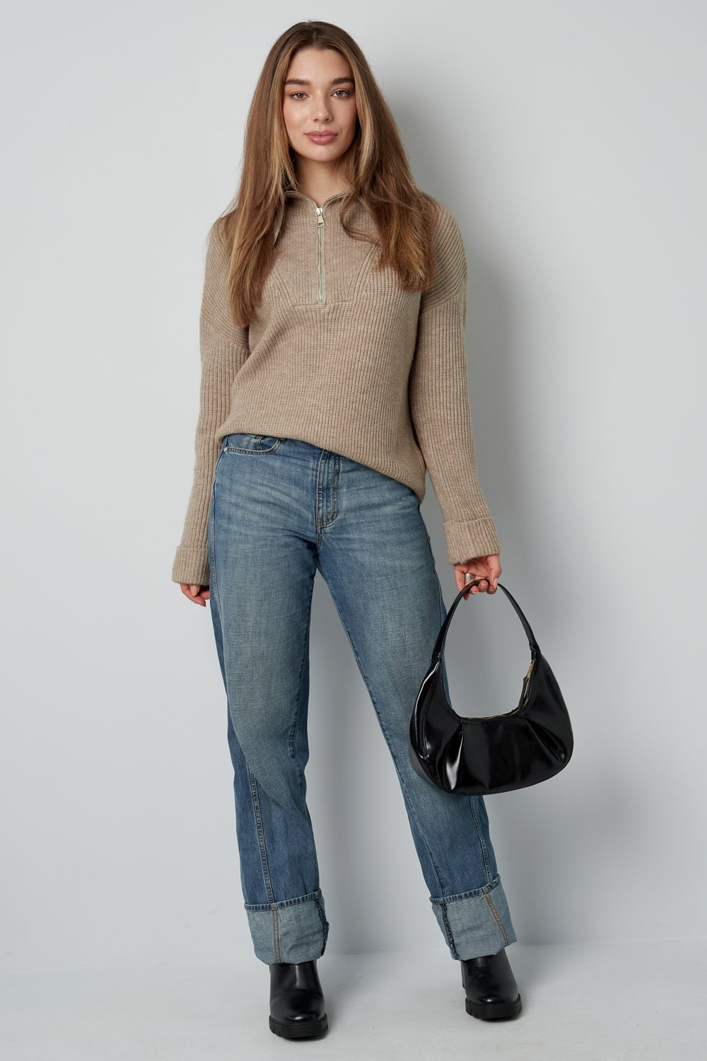 Neutral knit sweater h5Picture10